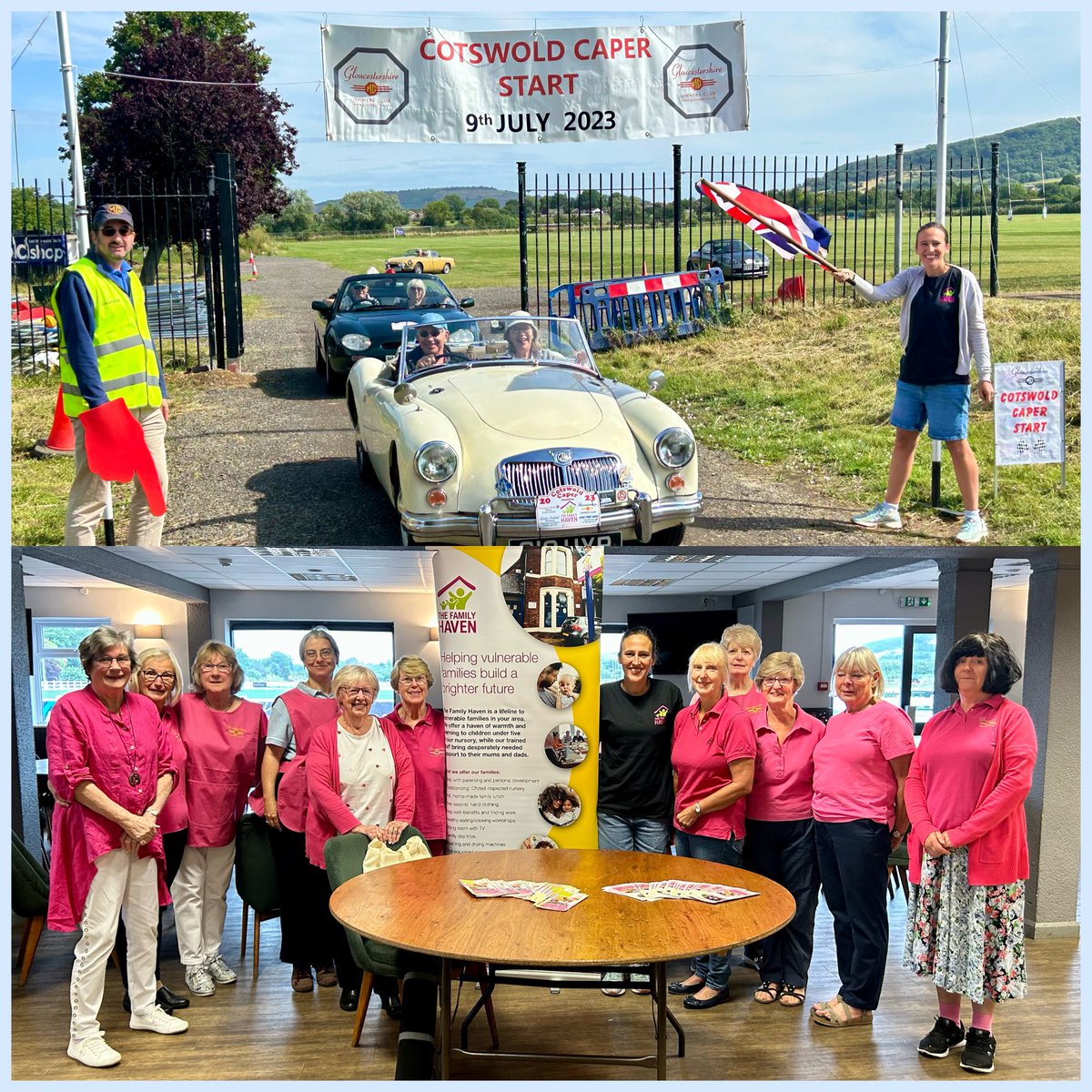 We had a wonderful time attending the Cotswold Caper event today hosted by the Gloucestershire MG Owners Club, with all proceeds going to The Family Haven. 
 
Over 90 MG owners from across the UK took part in the event, driving a route of 82 miles around the Cotswolds.