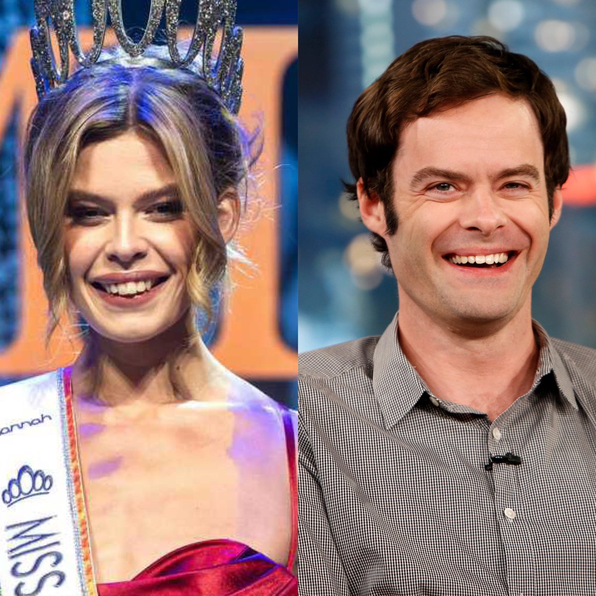 Congratulations to Bill Hader for becoming the new "Miss Netherlands"