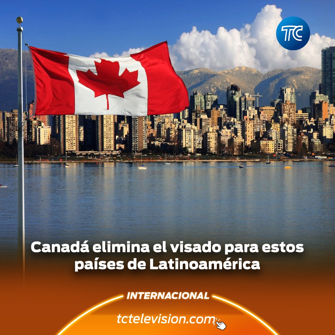 tctelevision's tweet photo. 🇨🇦✈️ Canadá elimina la visa como requisito a 4 países de América Latina: ¿Ecuador está en la lista? » https://t.co/VKccNrXEXk https://t.co/p8iRDmp1xp