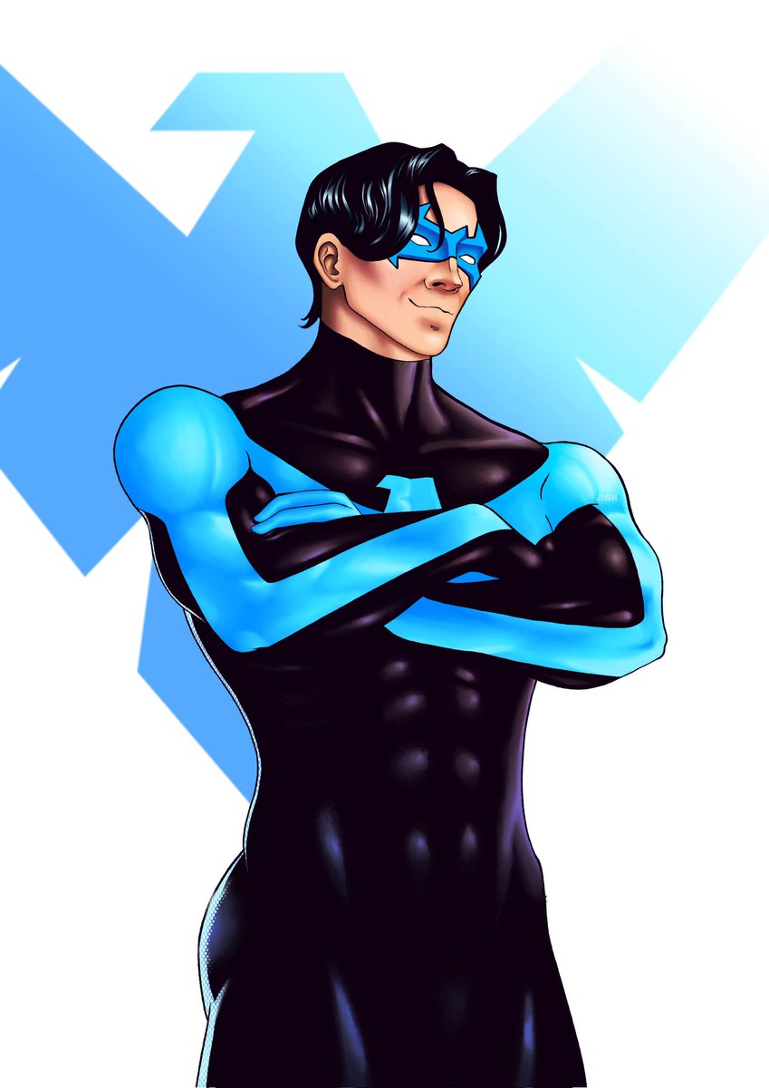 _Jovxn's tweet photo. Dick Grayson: Nightwing 😎

#Nightwing #DCcomics #fanart #illustration https://t.co/mTb8el5yN6