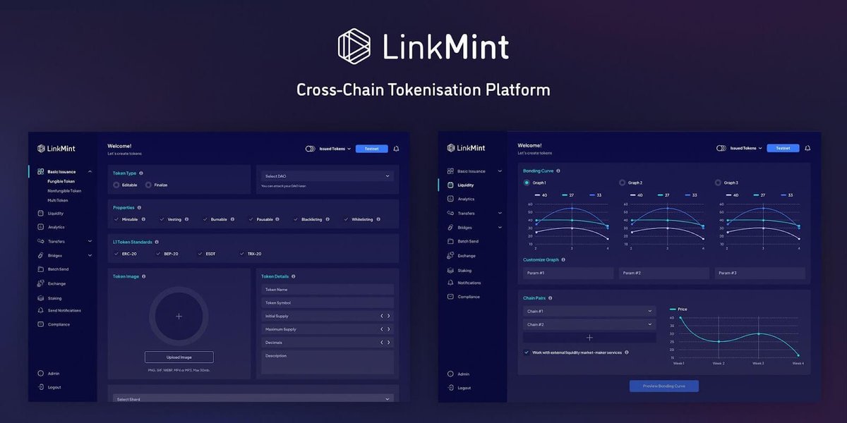 We're getting closer to the release of the first version of #LinkMint. Check out what <a href="/CryptoSlate/">CryptoSlate</a> had to say about our cross-chain tokenisation platform:

"One of these component products is LinkMint, the world’s first user-friendly cross-chain tokenisation platform."

Full