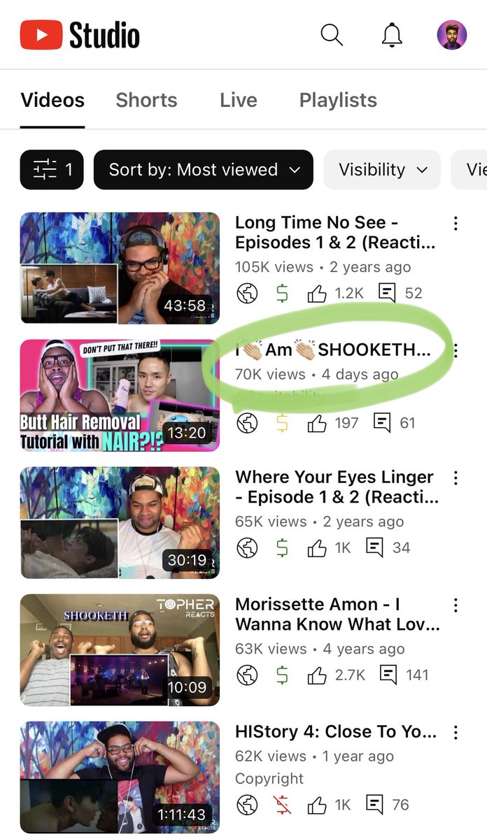 TopherReacts's tweet photo. Apparently I need to react to more people using #Nair on their naughty bits, because that video did in 4 days what other videos took 2+ years to do 😱…looks like it’s time to rebrand my channel 🙈
.
#YouTube #ContentCreator #NairButt #Manscaping #LGBTQ+ #NairTutorial https://t.co/4oWfRDpgR2