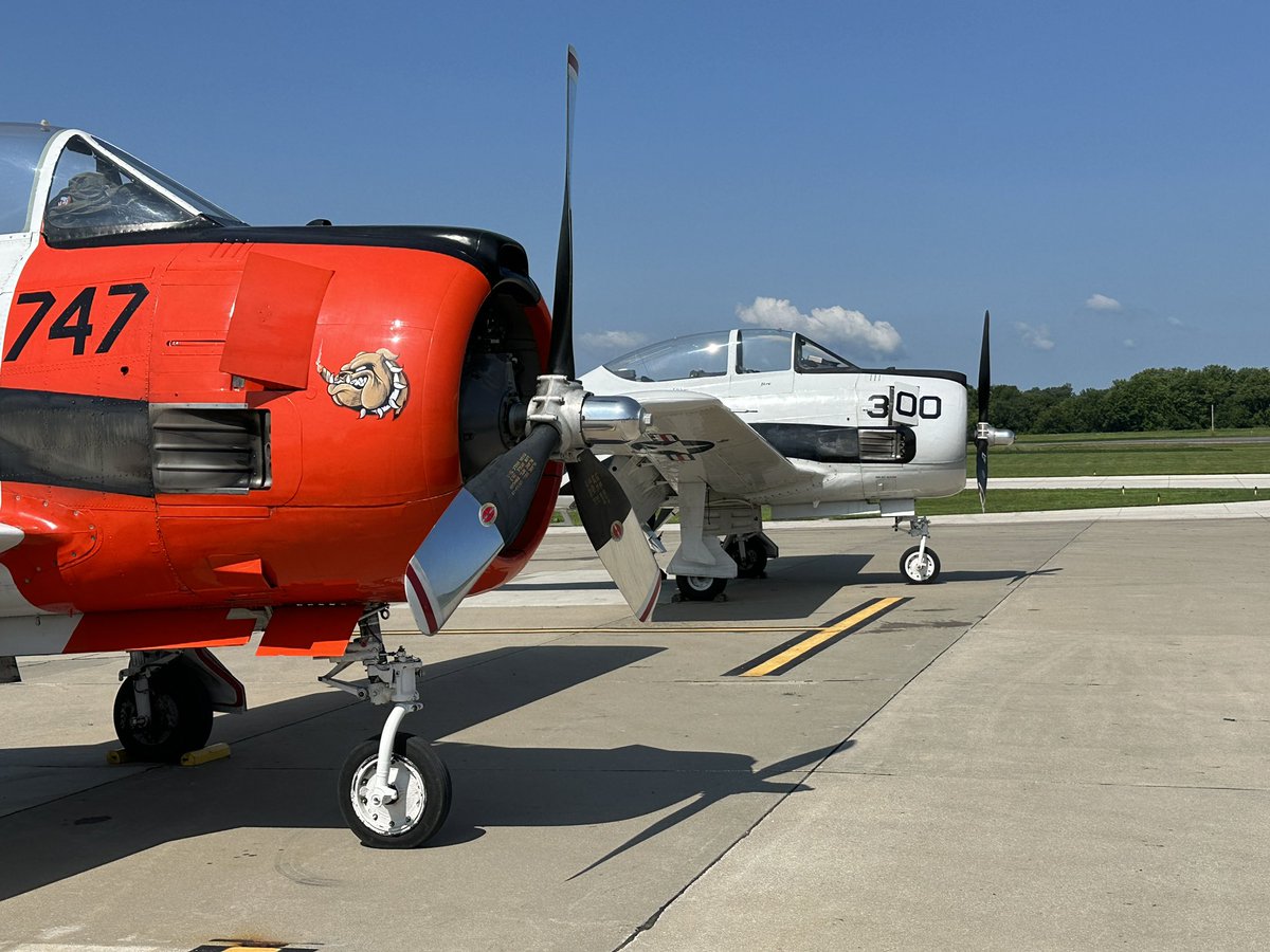 Thank you Wingnuts Flying Circus Air Show in Tarkio, MO! 🇺🇸 

Special thanks to Gould Peterson Municipal Airport staff &amp; Congressman Sam Graves for the invitation for Trojan Thunder to be a part of the show.

#trojanthunder #warbirds #t28trojan