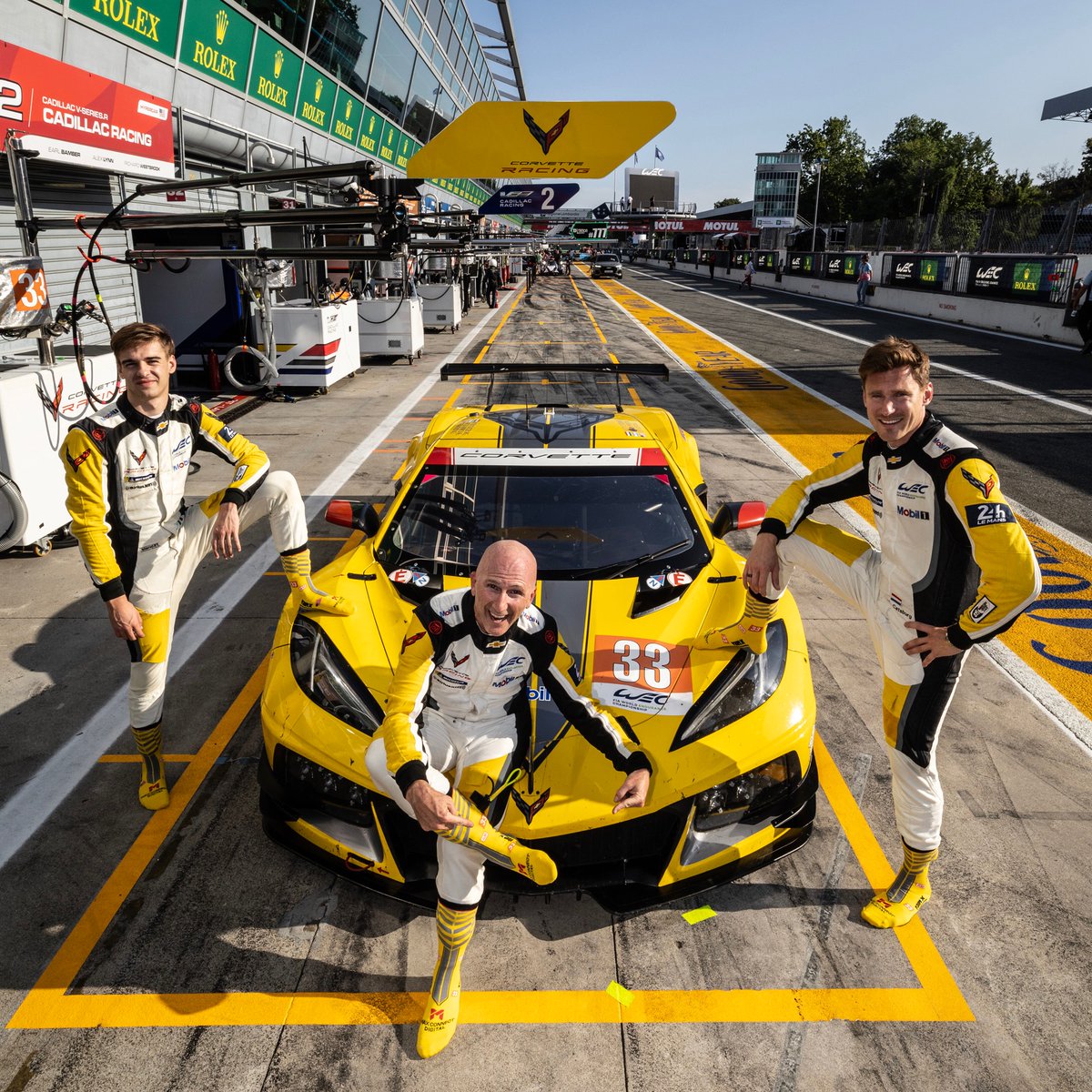 CHAMPIONS! <a href="/keatingcarguy/">Ben</a>, <a href="/nickcatsburg/">Nicky Catsburg</a>, <a href="/NicoVarrone/">Nico Varrone 🇦🇷</a> &amp; the 33 #Corvette C8R squad clinch the #FIAWEC GTE Am Drivers and Teams championships with P4 at #6HMonza!  A dream season in every way! #WorldChampions 🏆🏆🏆🏆