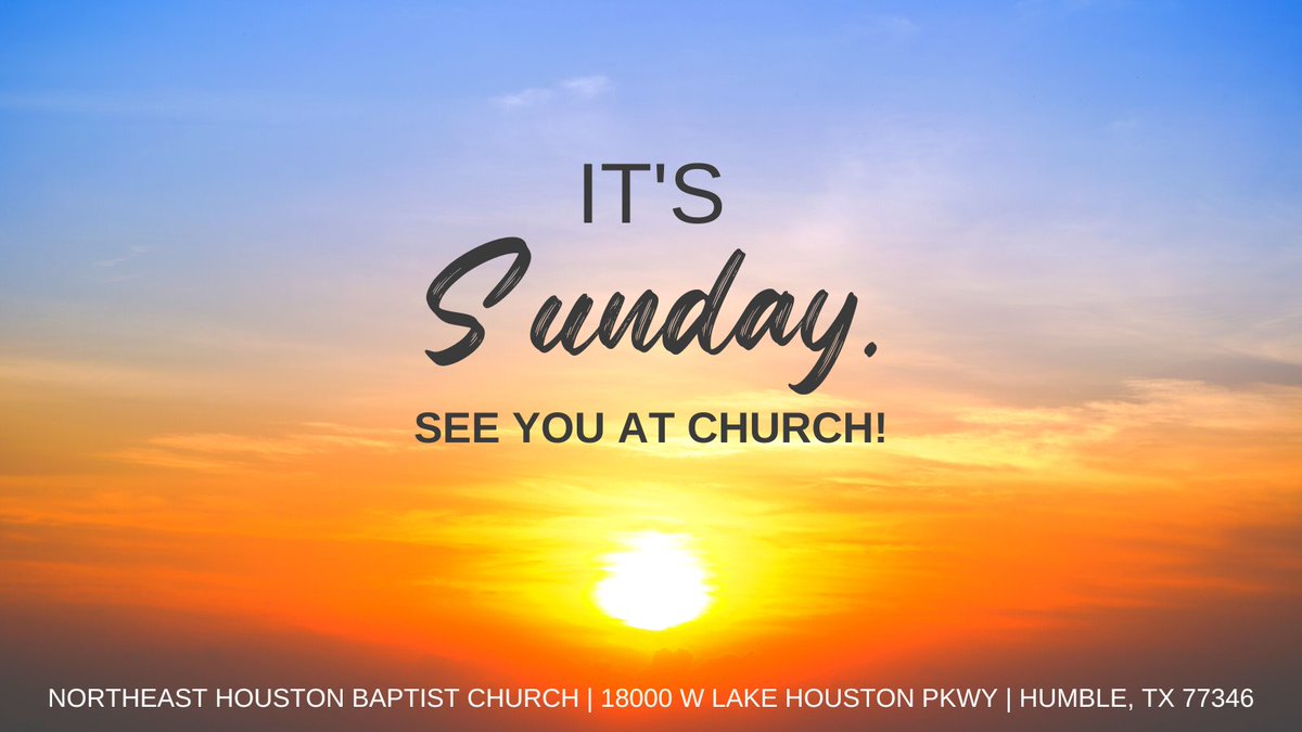 We are ready to worship with you today at 9:00 &amp; 10:30 am!

If can't join us in person, worship with us online at 10:30 am on Facebook or YouTube.

• Check out this week's digital worship guide: bit.ly/NEHBC_WG