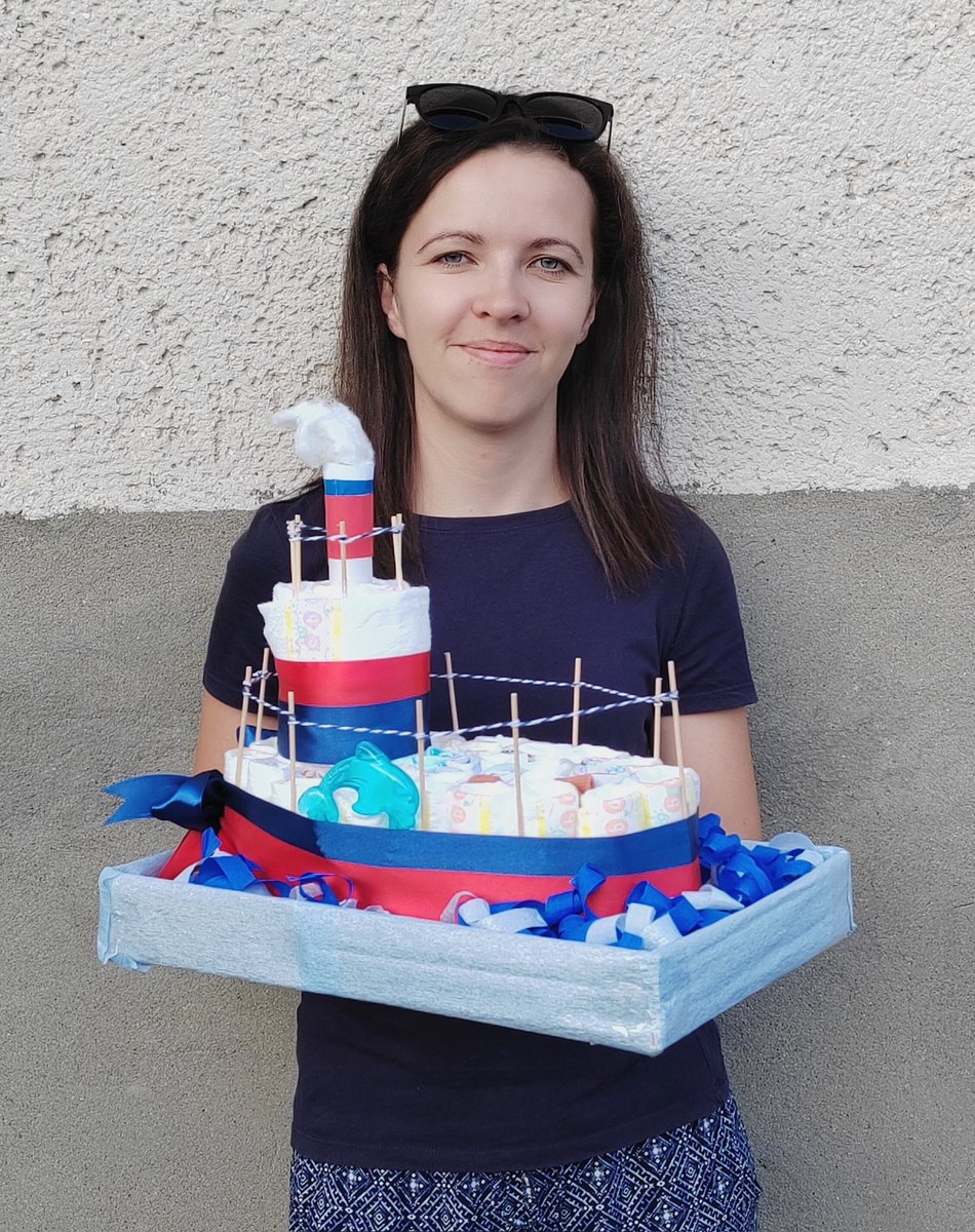 kovacsbogi's tweet photo. Balu💙⚓🚢
#Balu #diapercake #diy #pelenkatorta https://t.co/WcSdxYbceX