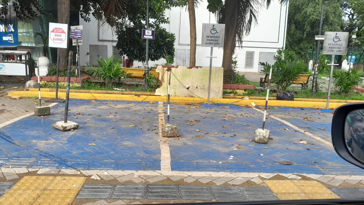Vishant Nagvekar (@nagvekarvishant) on Twitter photo <a href="/safejourneyGoa/">Goa Road Safety Forum</a> <a href="/INOXMovies/">INOX Movies</a> <a href="/goadisability/">Disability Rights Association of Goa</a> Today I checked in Inox Panaji. Counter is removed.
please ensure such counter or obstacles are not installed in reserved parking for persons with disabilities in any other <a href="/INOXMovies/">INOX Movies</a> <a href="/ritzvaigankar/">Ritesh Vaigankar</a> <a href="/PrakashWKamatPK/">Prakash W. Kamat</a> <a href="/safejourneyGoa/">Goa Road Safety Forum</a> <a href="/INOXMovies/">INOX Movies</a> <a href="/goadisability/">Disability Rights Association of Goa</a> Today I checked in Inox Panaji. Counter is removed.
please ensure such counter or obstacles are not installed in reserved parking for persons with disabilities in any other <a href="/INOXMovies/">INOX Movies</a> <a href="/ritzvaigankar/">Ritesh Vaigankar</a> <a href="/PrakashWKamatPK/">Prakash W. Kamat</a>