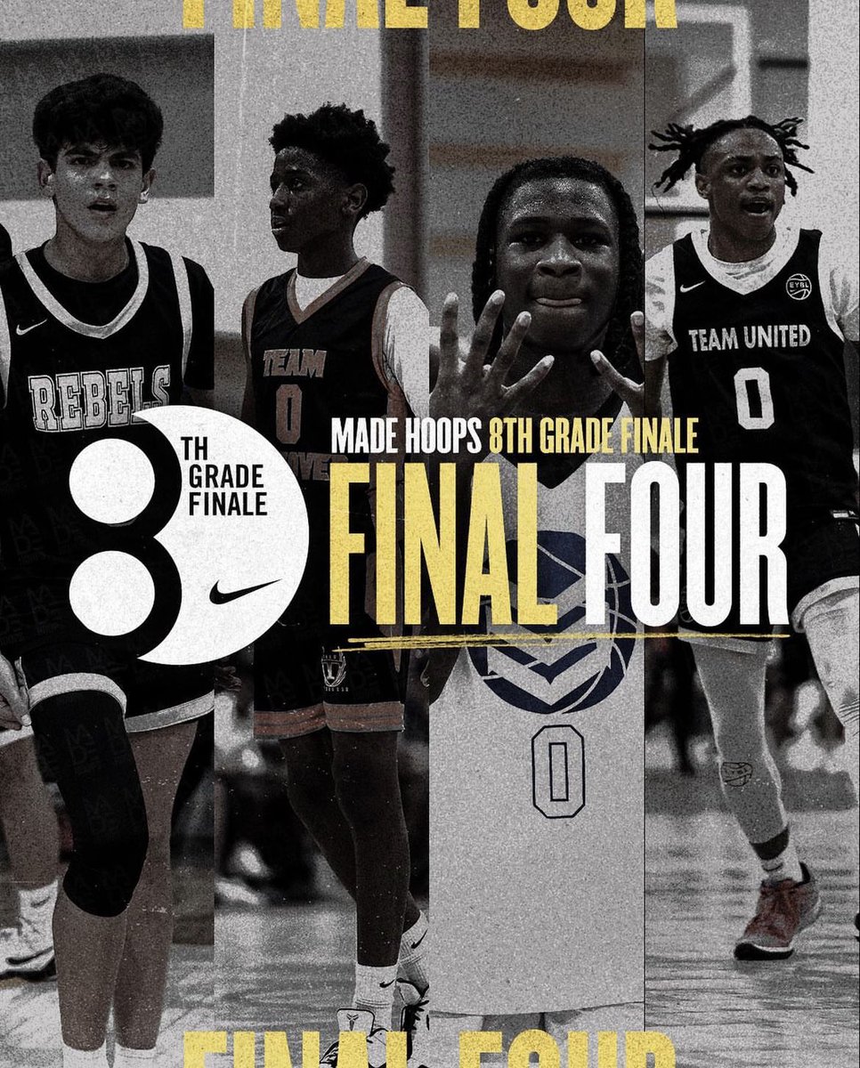 madehoops's tweet photo. Just 4️⃣ remain. 

Today, a National Champion will be crowned. 🏆📺 https://t.co/5ebmKRgiTy