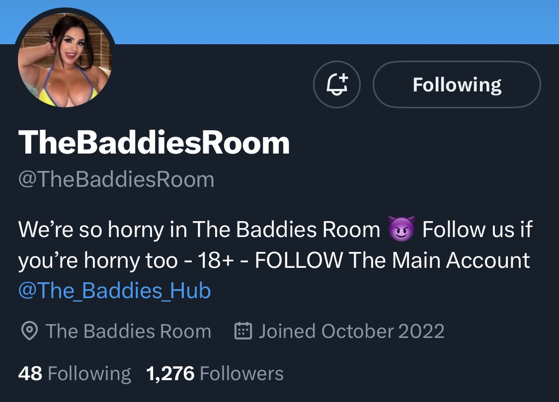 TheBaddiesHub on Twitter: "P.S - Make sure to FOLLOW our backup account ...