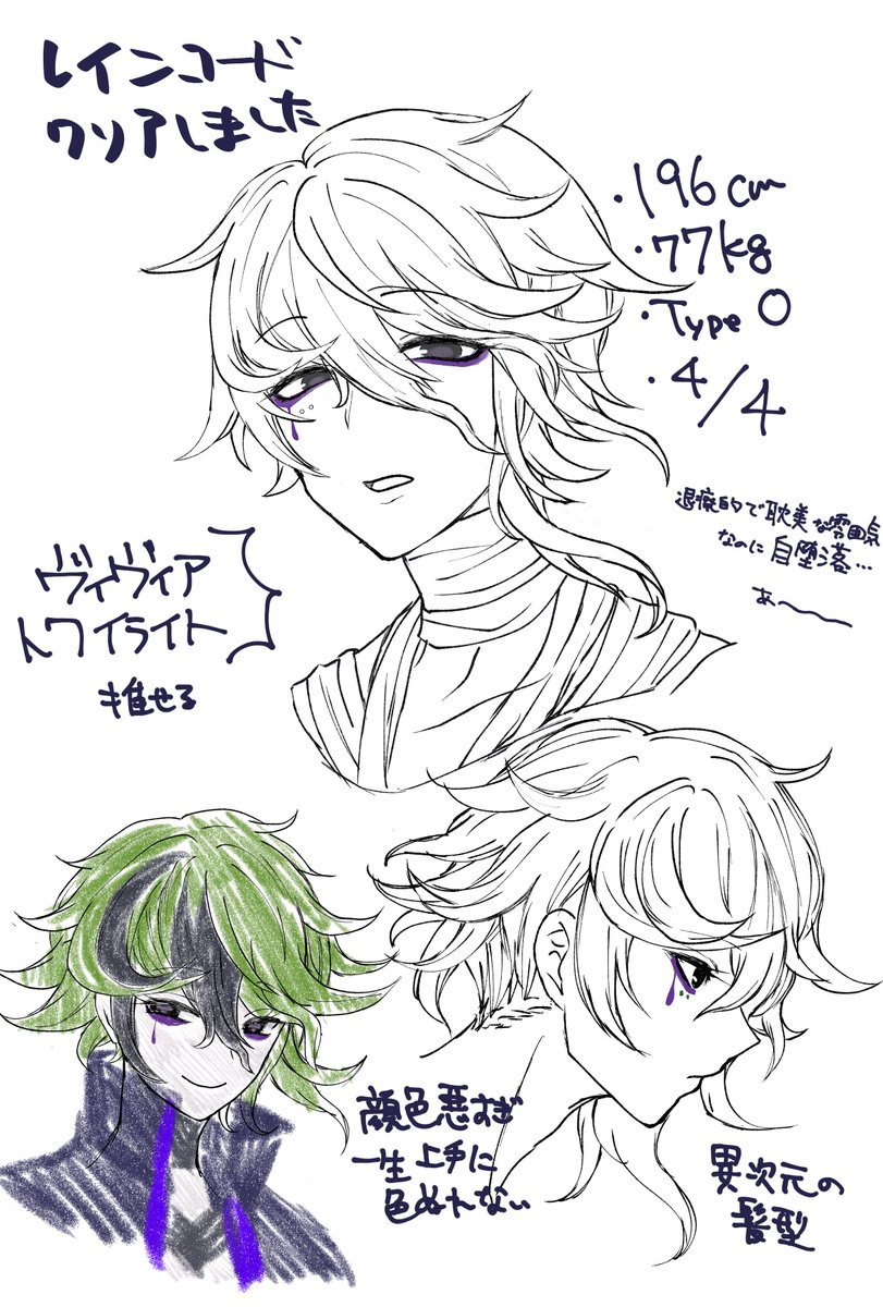 クリア記念 
ヴィヴィア好きすぎるもっと深掘りさせてくれ………#レインコード 