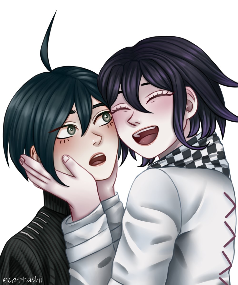 cattachi's tweet photo. #artistontwitter #digitalart #illustration #art #drv3 #danganronpaV3 #killingharmony #shuichisaihara #kokichiouma #saiouma https://t.co/ZMjmMLN8Ou