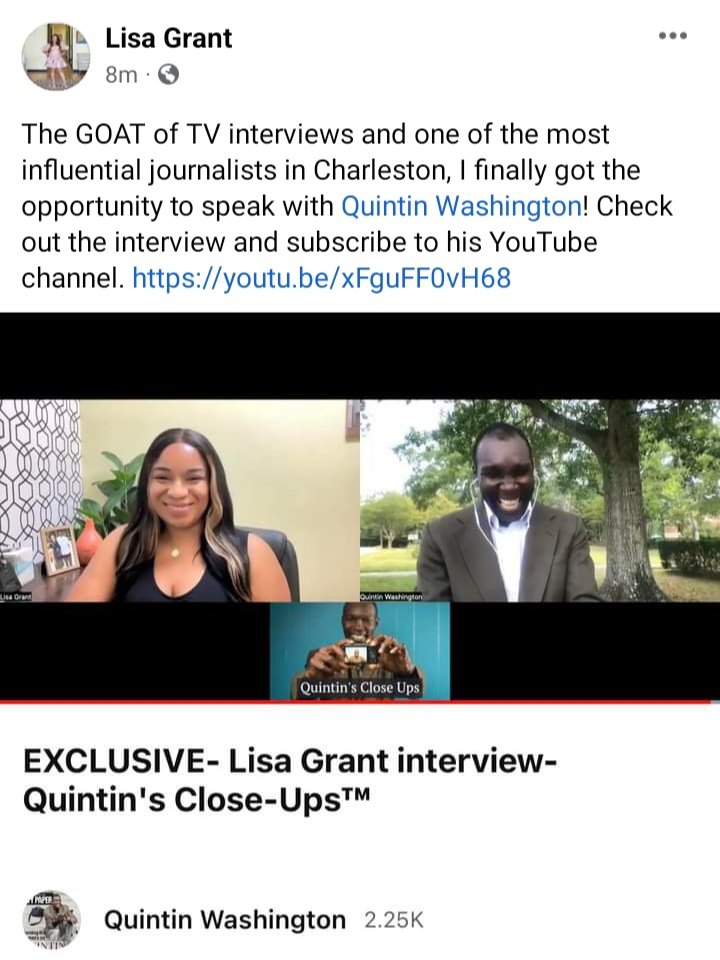 QuintinOnCamera's tweet image. #WatchQuintinscloseups #chsnews #CHS #interviews #Quintinscloseups #sctweets #Charleston