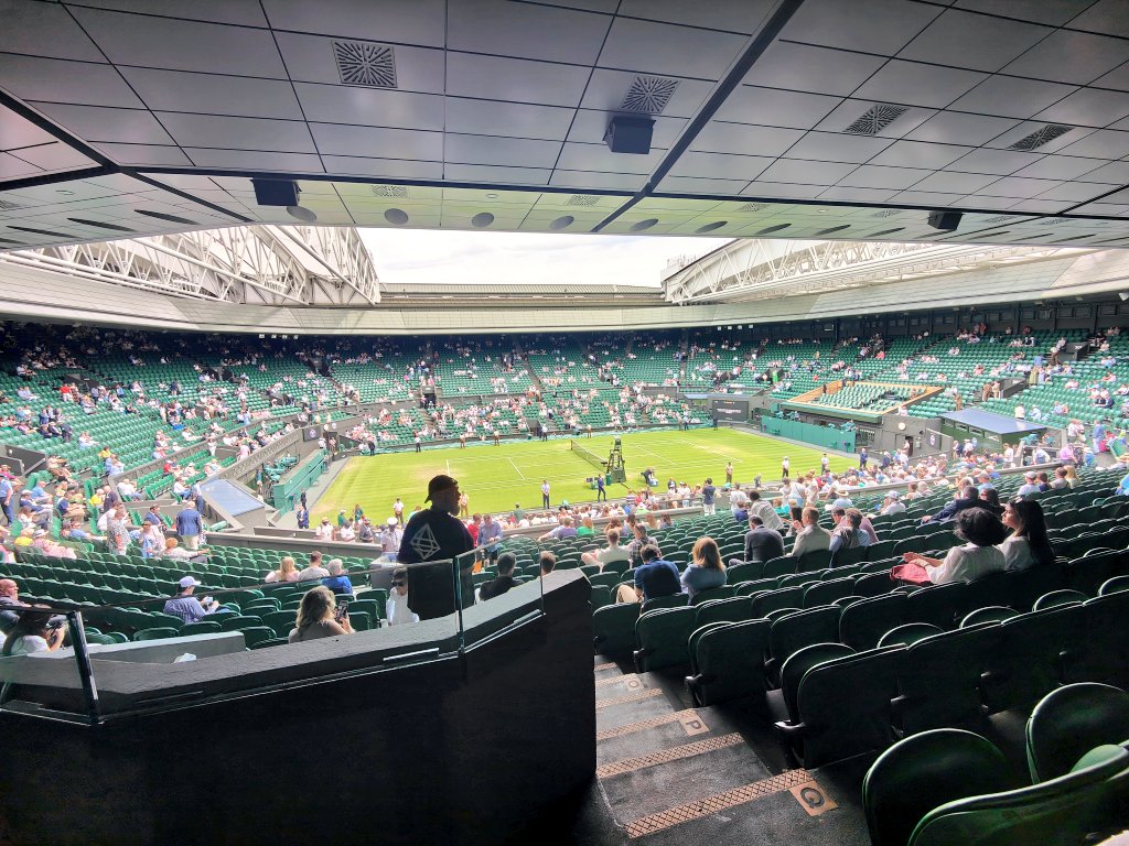marksmcneill's tweet photo. Perfect seats 😀

@Wimbledon 

#Wimbledon #wimbledon2023 #Oppowimbledon https://t.co/Okt5km678u
