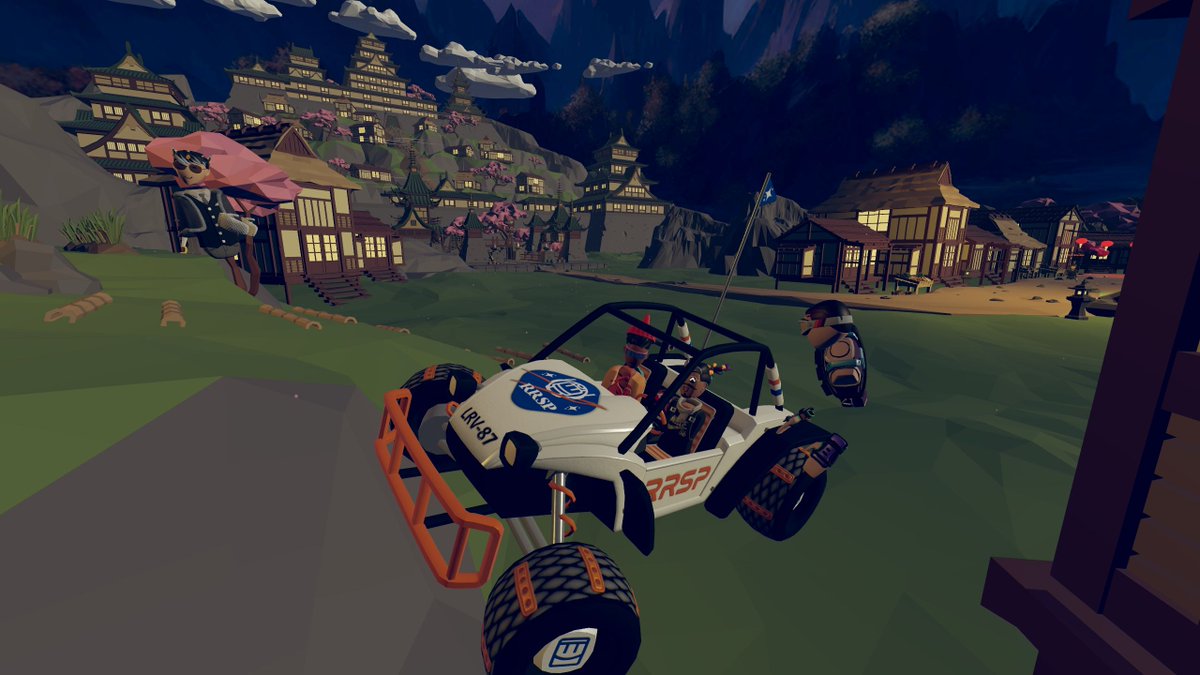 TarapeuticVR's tweet photo. Thank you to everyone who attended the event at SamuraiBrawl yesterday! Things got a little chaotic once the buggies were spawned in ๐ #recroom #recroomevent #recroomcommunity #recroomphotos #vr #vrgame #recroomgame https://t.co/1dB5iykKDM
