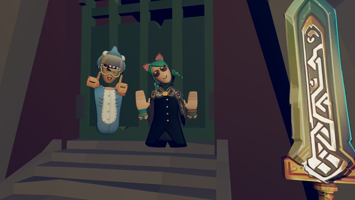 TarapeuticVR's tweet photo. Thank you to everyone who attended the event at SamuraiBrawl yesterday! Things got a little chaotic once the buggies were spawned in ๐ #recroom #recroomevent #recroomcommunity #recroomphotos #vr #vrgame #recroomgame https://t.co/1dB5iykKDM