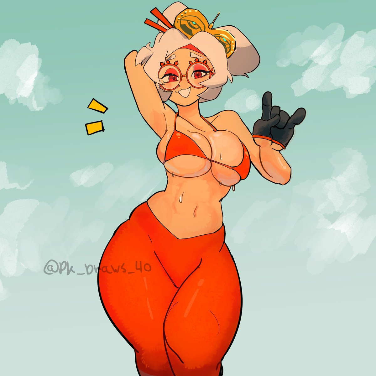Pk_draws_40's tweet photo. "Well, Linky what do you think?"

#Zelda #ZeldaTearsOfTheKingdom #Purah https://t.co/CfgroeKukf