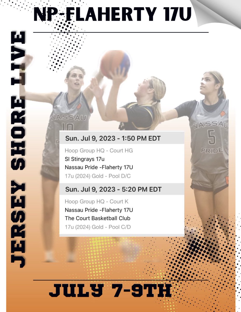 Started off strong yesterday finishing 2-0. Heres todays schedule🏀<a href="/NassauPrideH00P/">Nassaupridehoops</a> <a href="/NYSTakeover/">Empire State Takeover</a> <a href="/hgsl_girls/">Hoop Group Girls</a> <a href="/HerHoopsNetwork/">Her Hoops Network</a>