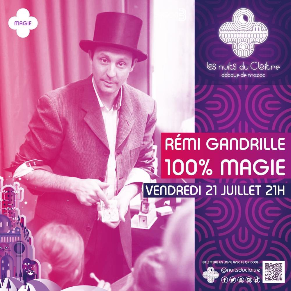 nuitsducloitre's tweet photo. 🪄🎩 Prochain spectacle du festival Les nuits du cloître en l’abbaye de Mozac : Rémi Gandrille 100% magie.
Vendredi 21 juillet à 21 h.
🎫 Résa ▶️ https://t.co/Iu7VyicVNg
#mozac #nuitsducloitre #abbayedemozac #magie #festival @RLV_agglo @TerraVolcana @lamontagne_riom https://t.co/MDmnYmhBoF