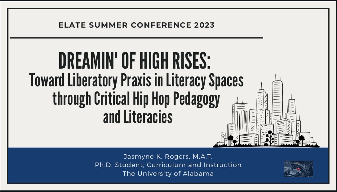 poetic_jaszy's tweet photo. Been using @oranicuhh’s  “High Rises” as a critical text in my 8th grade ELA learning space since 2019! Yesterday, I facilitated a workshop on liberatory praxis through critical Hip Hop pedagogy and literacies centering “High Rises.” We love you, Chika! ❤️ https://t.co/p0E58R7mFE