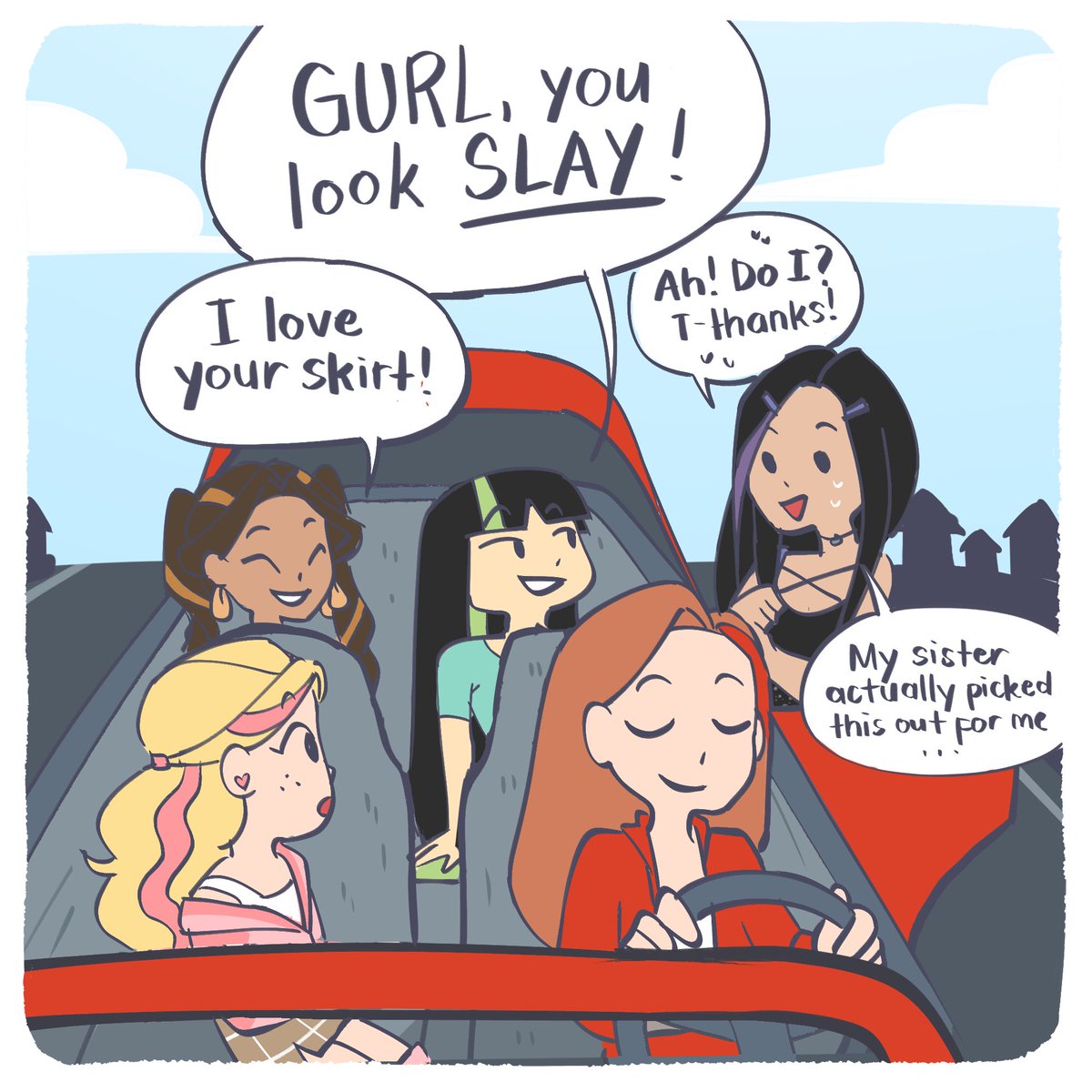 loreejonart's tweet image. (1/4) To the mall!