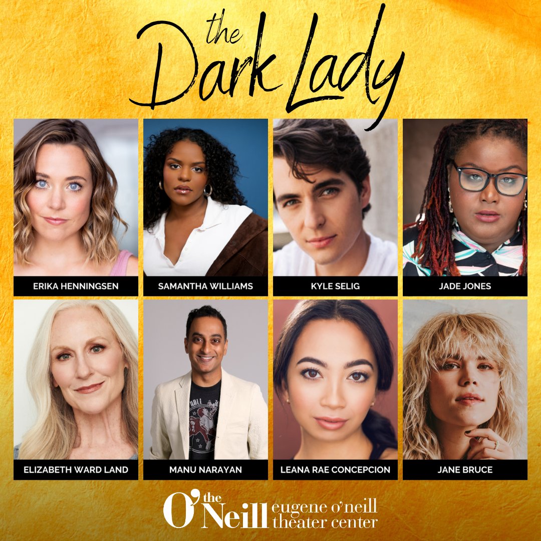 Imagine writing a musical and then THIS is the very first cast to bring it to life. THIS IS THE CAST. What in the world?!

THE DARK LADY - <a href="/ONeill_Center/">The O'Neill</a> - 12th &amp; 14th July! 

It's a synth pop musical about an extraordinary woman... And did I mention, THIS IS THE CAST?!

#writing