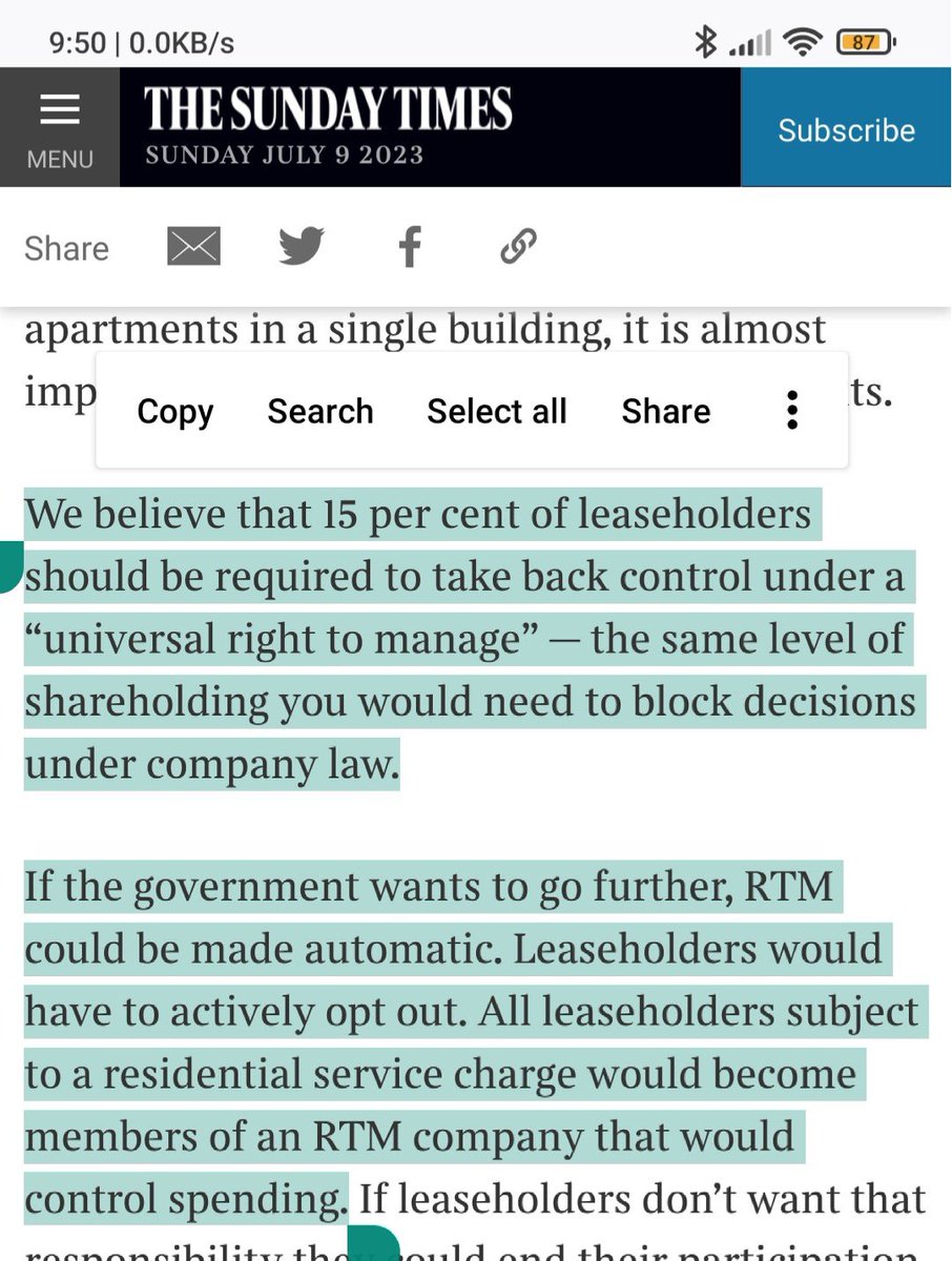 Great write up, and that rarest of things - proposals of the way forward to actually start solving the many problems with Leasehold (by @HarryScoffin ).