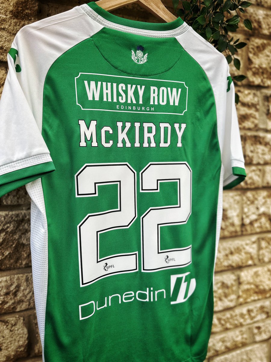 As a huge Swindon and McKirdy fan, Harry captured my heart with his shithousery and his passion for our club. He found his home with us but as everyone, they move on and my heart was shattered. 

So, I was thrilled to finally get a Hibs shirt printed up with official name set and