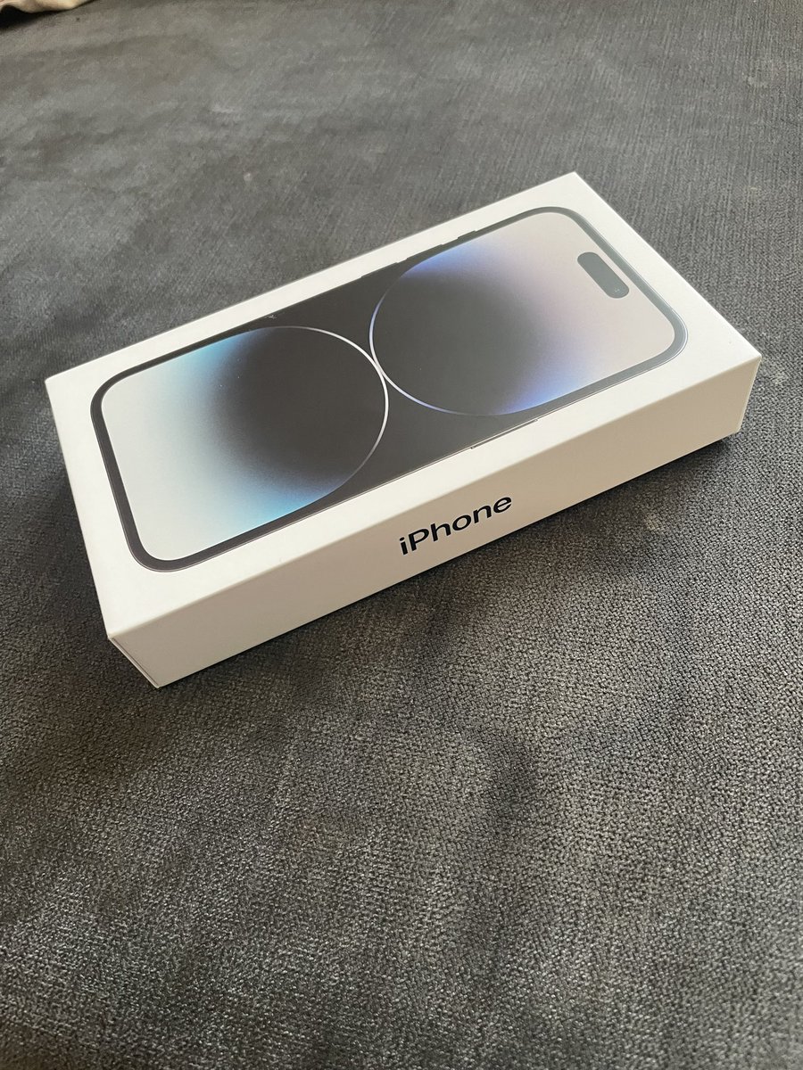 Treated myself to a new phone 😊😊 #iPhone14Pro