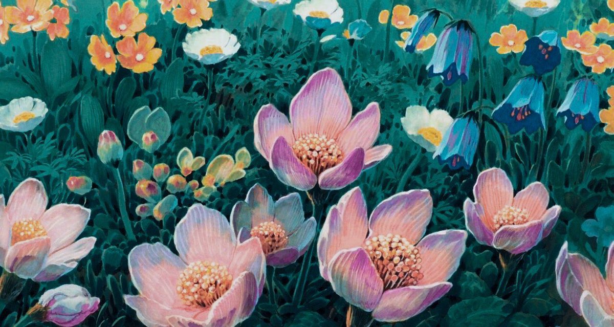 anime_'s tweet photo. Studio Ghibli Flowers 🌸 https://t.co/QOpMisTlwI