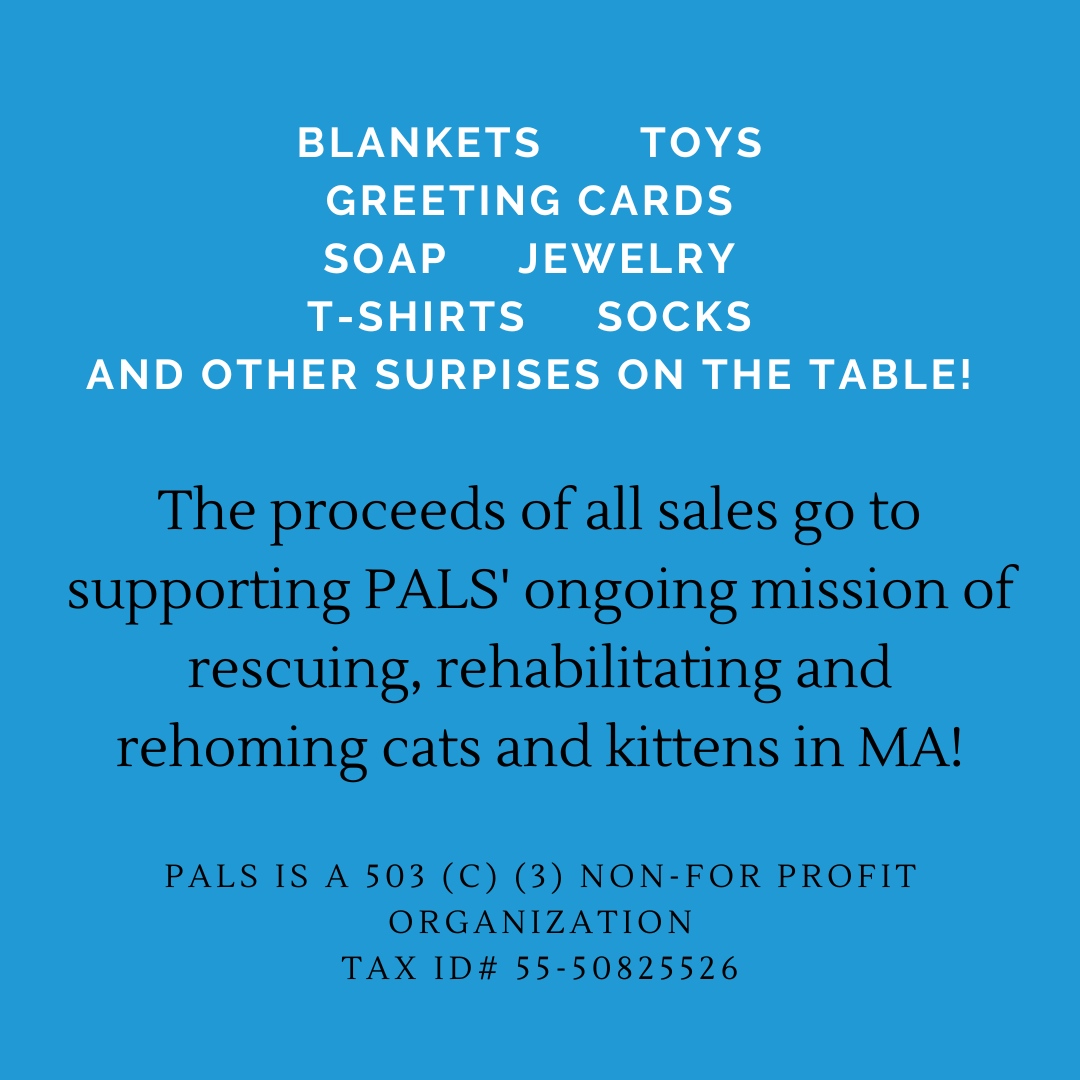 PalsCats's tweet photo. It's Summer Pop-Up Boutique Time! July 15th and 16th at our home PetSmart on 10 Traders Way, Salem MA. Come one, come all to get toys, t-shirts, greeting cards and all other sorts of things for your furry friends!

#PALSPopUp #adoptdontshop https://t.co/TCYyPLY9Ky