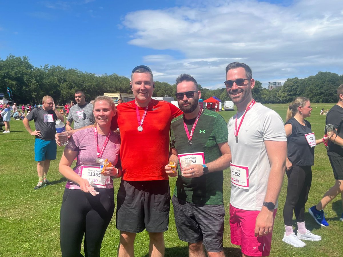 PhysioTomW's tweet photo. Race for Life done. In just one week we raised £475! https://t.co/qa2z8eW5BI