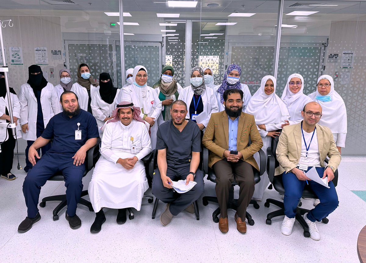 MychildOrg's tweet photo. اختتام اليوم الأول من برنامج #الاستشاري_المتطوع_الزائر الذي أقامته #جمعية_طفلي_الطبية بالتعاون مع #صحة_تبوك لتطوير العاملين من أطباء وتمريض في برنامج انعاش المواليد ( NRP) حيث استفاد من البرنامج عدد ٢٠ طبيب وممرضة. https://t.co/E9yuIaRm9L