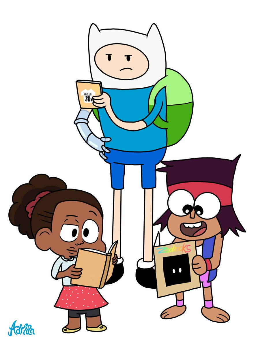 AdrianM_Prya03's tweet photo. CN + Infomercial
#finnthehuman #finn_the_human #kaiokincaid #kaio_kincaid #ko #jessicawilliams #jessica_williams #hookedbyphonics #zoobooks #adventuretime #adventure_time #okkoletsbeheroes #ok_ko_lets_be_heroes #craigofthecreek #craig_of_the_creek #crossover #crossoverfanart https://t.co/jX4cpeh05E