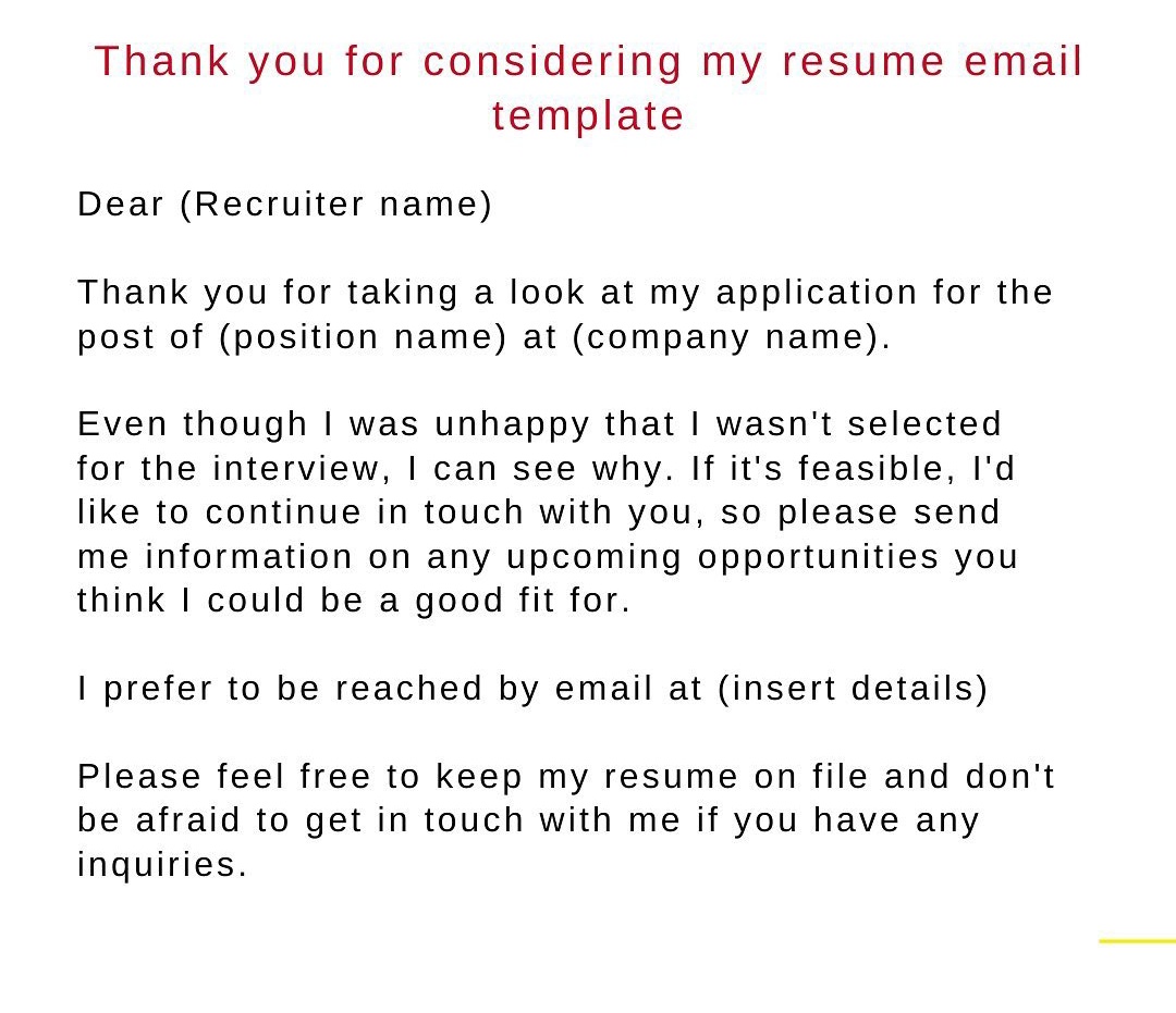 JOBCORNER247's tweet image. "How to Email a Resume: Check Out These Templates!"

When sending your resume, remember to include a proper email. It's imp and helpful.
Subject line: Job application - Job title, Job ID (if applicable) - Your Name
Example: Job application - Sales Manager, Job ID #1559-Your Name