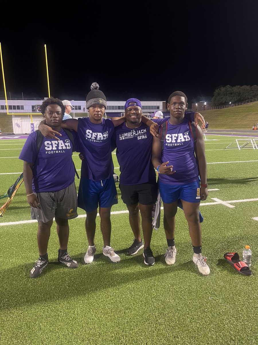 hurley3_'s tweet photo. @SFA_Football had a great time at this camp appreciate the invitation💯 @CoachTrice8 https://t.co/10HP025jc1