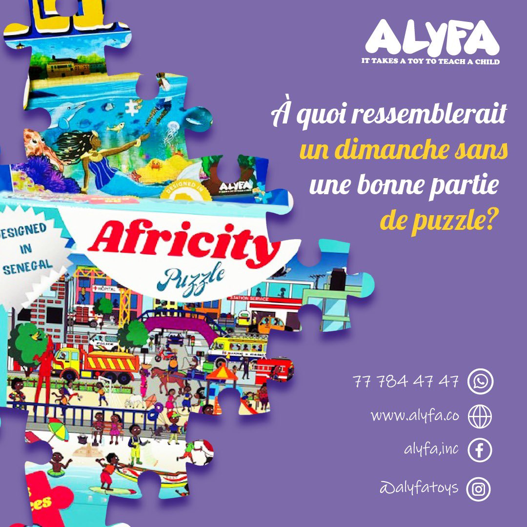 alyfatoy's tweet photo. 🔵 À QUOI RESSEMBLERAIT UN DIMANCHE SANS UNE BONNE OARTIE DE PUZZLE?
Les parties de puzzle du dimanche ont ce pouvoir de rassembler la famille et les amis autour d’une magnifique ambiance, loin des écrans et du stress de la semaine. Essayer les puzzles d’Alyfa, c’est les adopter https://t.co/y6srYoTuGq