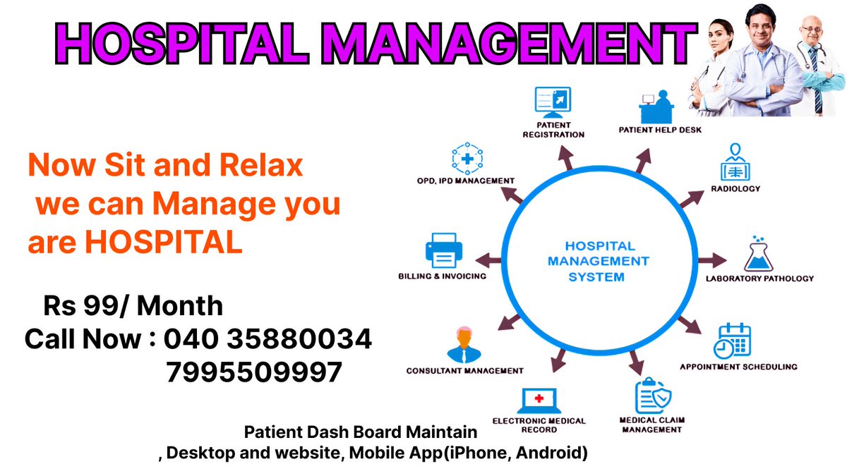 racdoc2's tweet photo. HOSPITAL MANAGEMENT
we can manage You are
HOSPITAL040 35880034 /7995509997 https://t.co/hHAlEHptkI