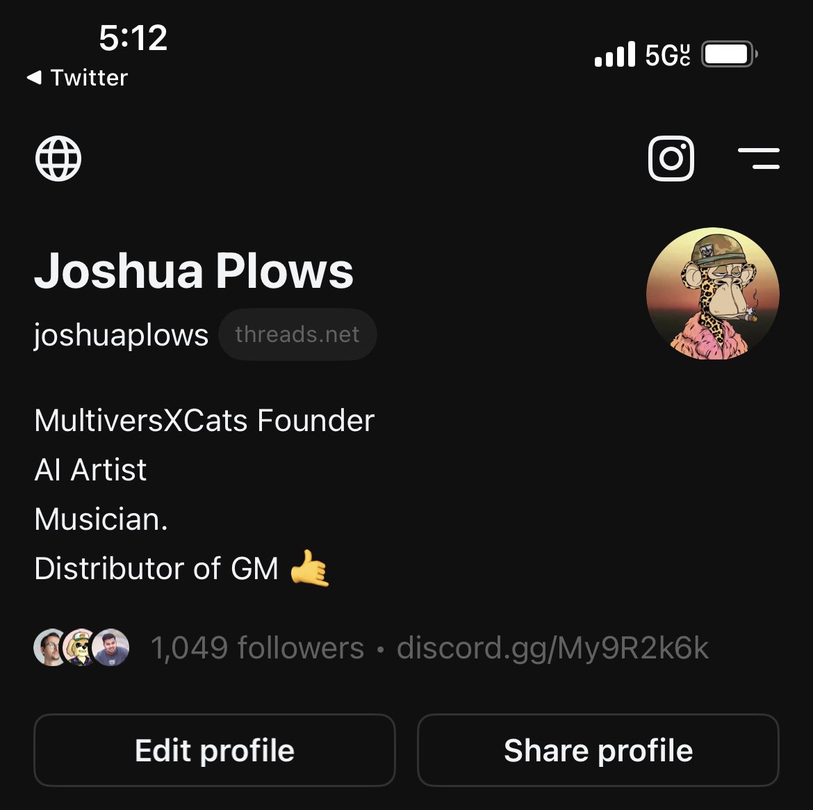 3 Days ago I started my journey on Threads  with 0 Followers and within 3 days I’ve accumulated  over 1000 followers. No bots were used, no alt accounts, just genuine conversations and non stop grinding,  I challenge y’all to do the same. I don’t need twitter to grow an audience,