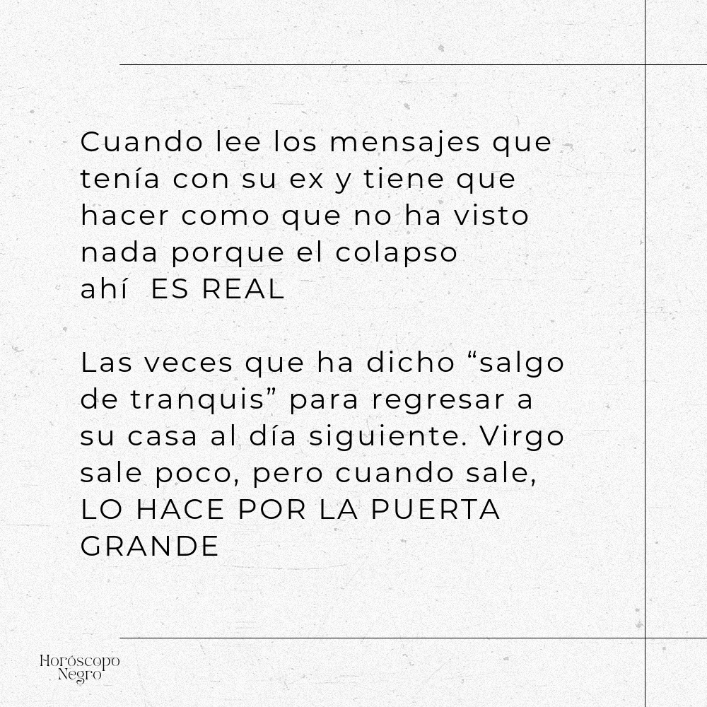 virgo_hn's tweet photo. Momentos que mantienen humilde a #virgo ✨🔮✨ #horoscoponegro https://t.co/Xw4xG1aNfY