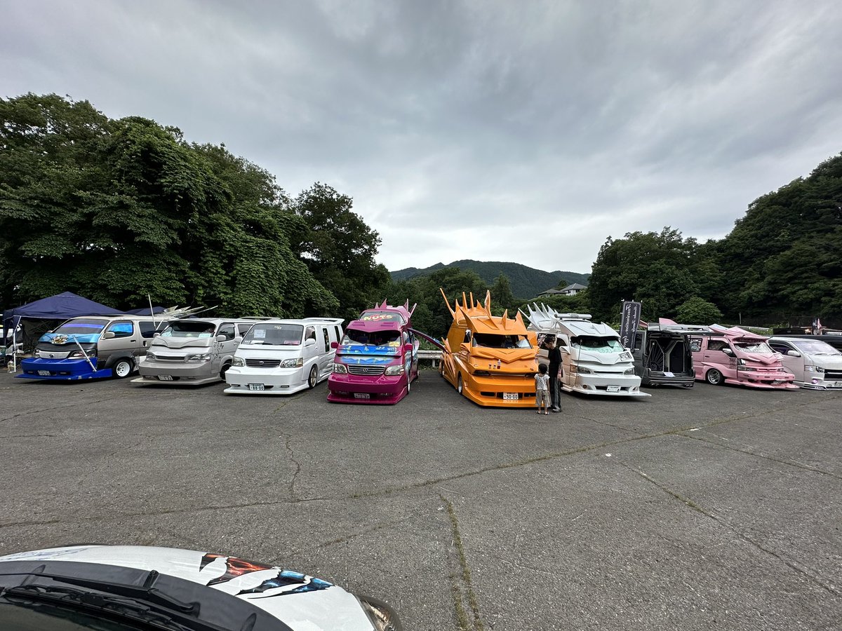 Ao0911Kou's tweet photo. 今日はお疲れ様でした！
とても充実した1日を過ごせました😁
#夜輝車杯
#バニング　#オレンジ
#静岡　#酔いどれファミリー
#楽しんだもん勝ち https://t.co/Lb86O4cdo9