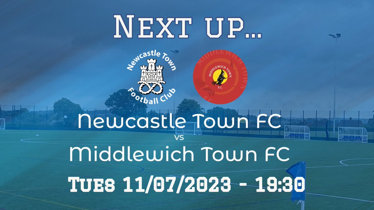 🔵⚪️ | Pre-season continues on Tuesday evening as we take on <a href="/MiddlewichFC/">Middlewich Town FC</a> under the lights at Roe Lane playing fields. 

Kick off is at 19:30!