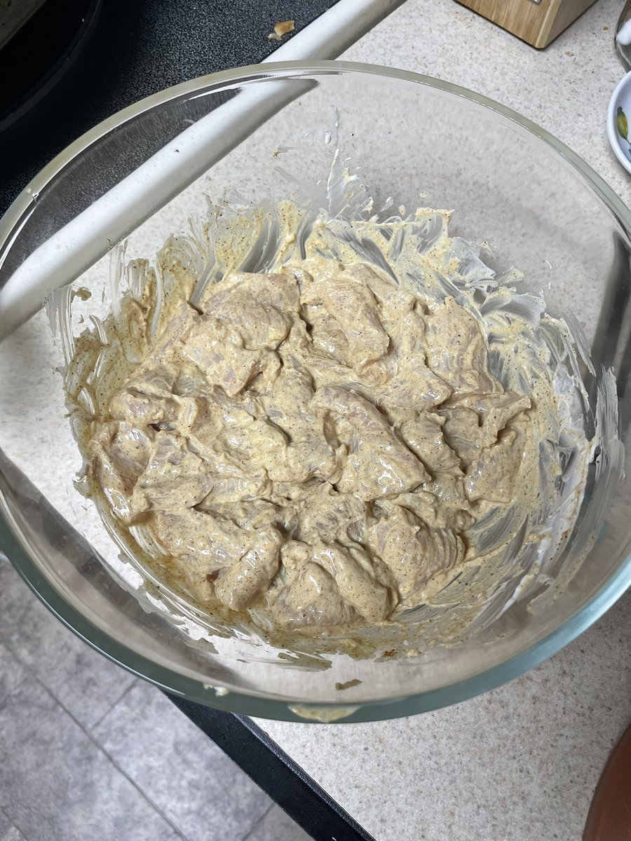 David_Jeu's tweet photo. @eliz_blackstock my wife and I were planning to make the tikka masala to eat while watching the race but didn’t bother to read the recipe at all before 7 this morning… So now we’re planning to let it marinate today and eat it tonight when the stewards tell us the actual results https://t.co/y0nrMMjmuQ