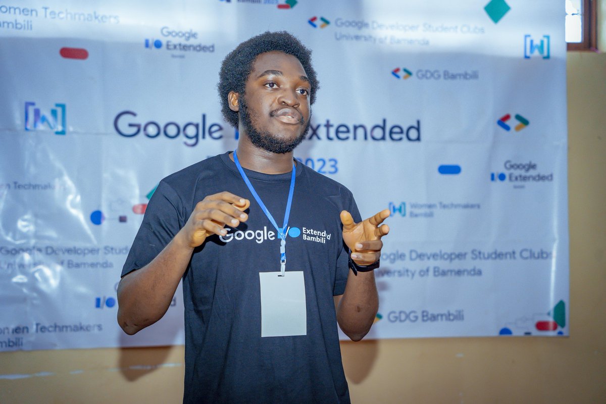 gdg_bambili's tweet photo. Our master piece the @GoogleDevExpert @iamjideguru coming right from Benin to tell us our #Flutter2DGames 

@FlutterDev @dart_lang 

#GoogleIOExtendedBambili #GoolgeIOExtended #GoogleIO #GDGBambili #GDSCUBa https://t.co/1JWmuFskak