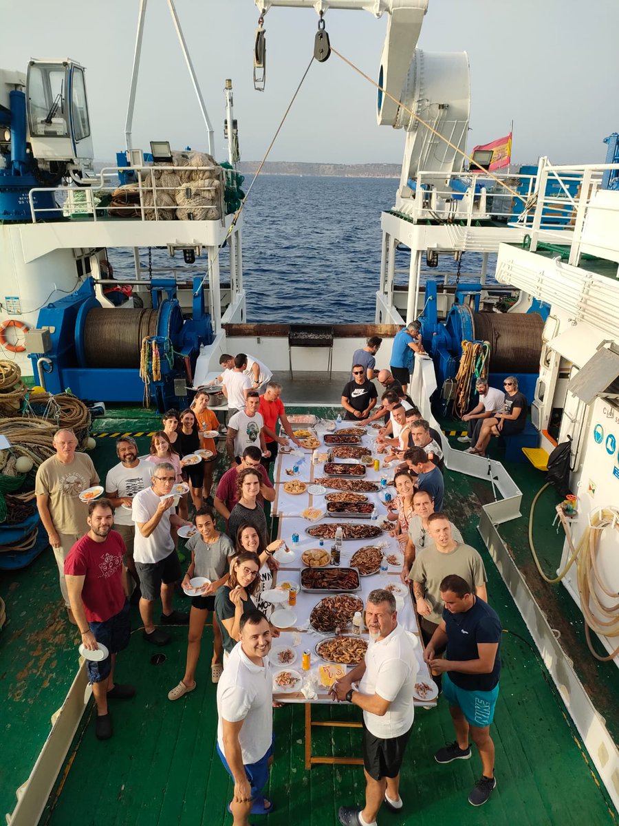 ECOBRED_COB's tweet photo. Hoy hemos finalizado la campaña #MEDITS 2023 #GSA5 #Mallorca #Menorca #FEMPA con el desembarco del personal científico y el material.
¡Gracias a tod@s l@s que han participado!
🐟🐠🦈🐙🦑🦀🦐🐚🌱 https://t.co/9uOs6YZrra