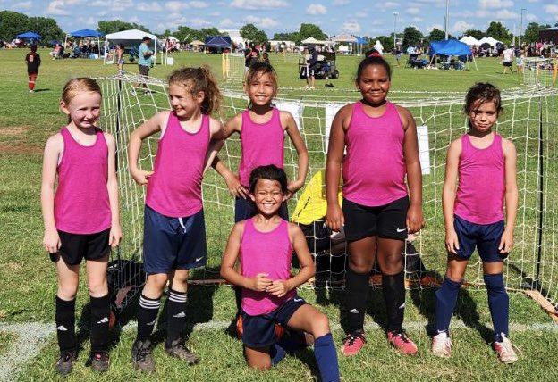 WSAOKCSoccer's tweet photo. Congrats to all of our WSA OKC girls who participated in the 3v3 Live tournament hosted by Mustang Soccer. 

🥇 2014 Gold - The Knuckleheads 
🥉 2012 Gold - Striker Squad https://t.co/DqJQ8G7Ray