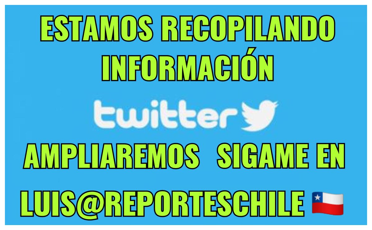 Louisvasquez23's tweet photo. ÚLTIMO MINUTO
🔴 Precaución por procedimiento de emergencia en Avda Marta Letelier sector #Pintue en #Paine por fuego en casona Patrimonial e Histórica de la localidad, Bomberos Paine procede con 1ra alarma de incendio..
NOTICIA EN DESARROLLO
FUENTE: IEC CHILE
Siga mi cuenta. https://t.co/IgzOgWeIQv