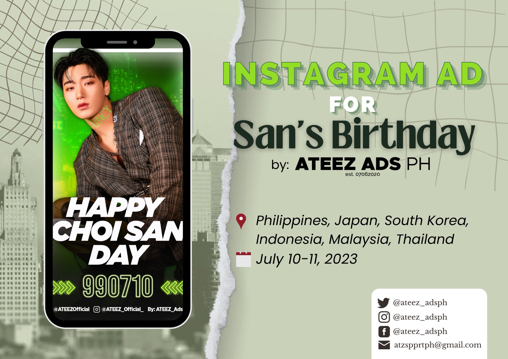 ATEEZ サン 良かっ センイル MD 誕生日 2023 SAN 산 birthday ATEEZ サン 良かっ センイル MD 誕生日 2023 SAN 산 birthday