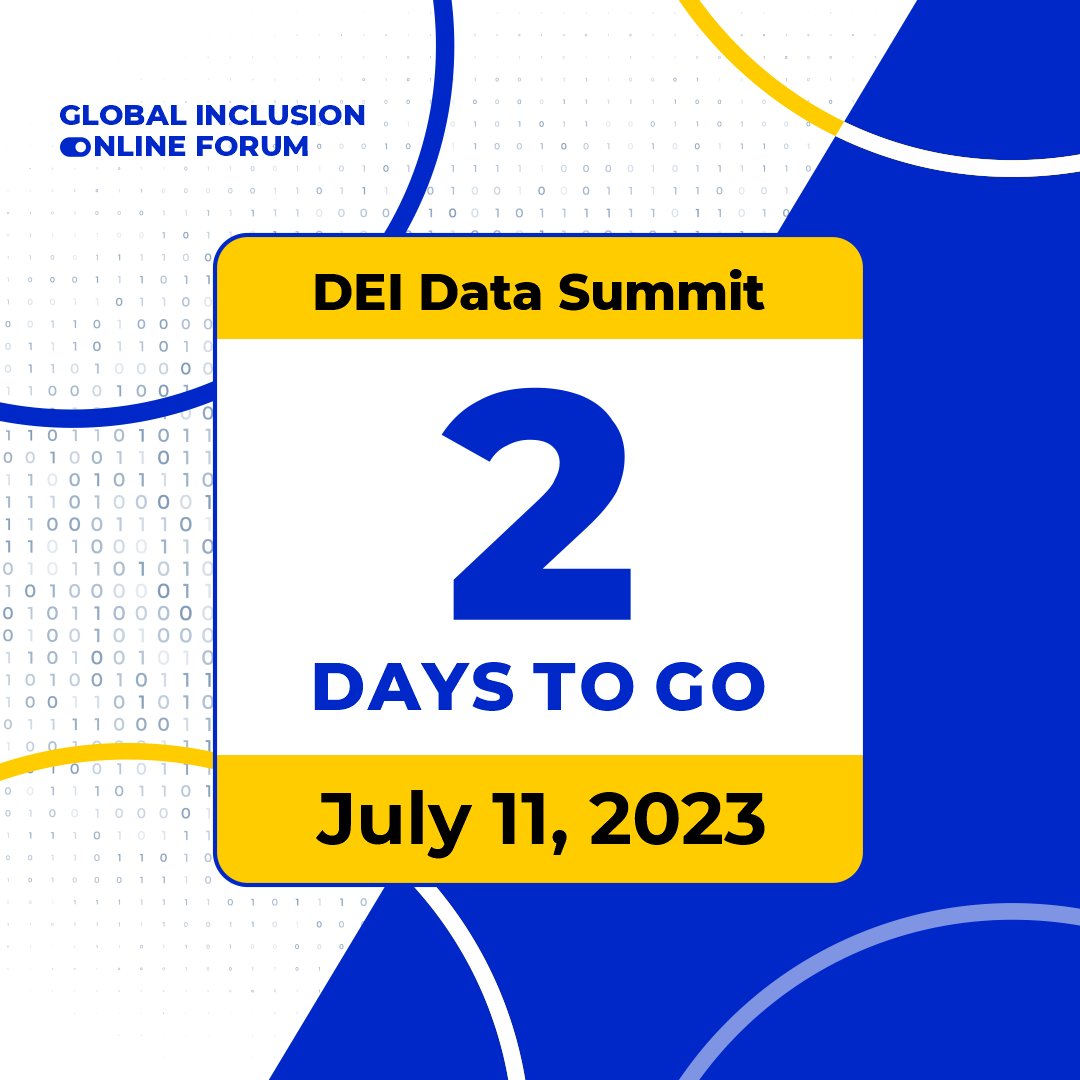 inclusion_forum's tweet image. Join the DEI Data Summit on July 11, 2023, to watch 6 live presentations and 1 interview from DEI practitioners and professionals.

VIP Tickets, and FREE registration ongoing🔗: bit.ly/3lRxwMS

#DEIData #DataAnalytics #Data #Measurement