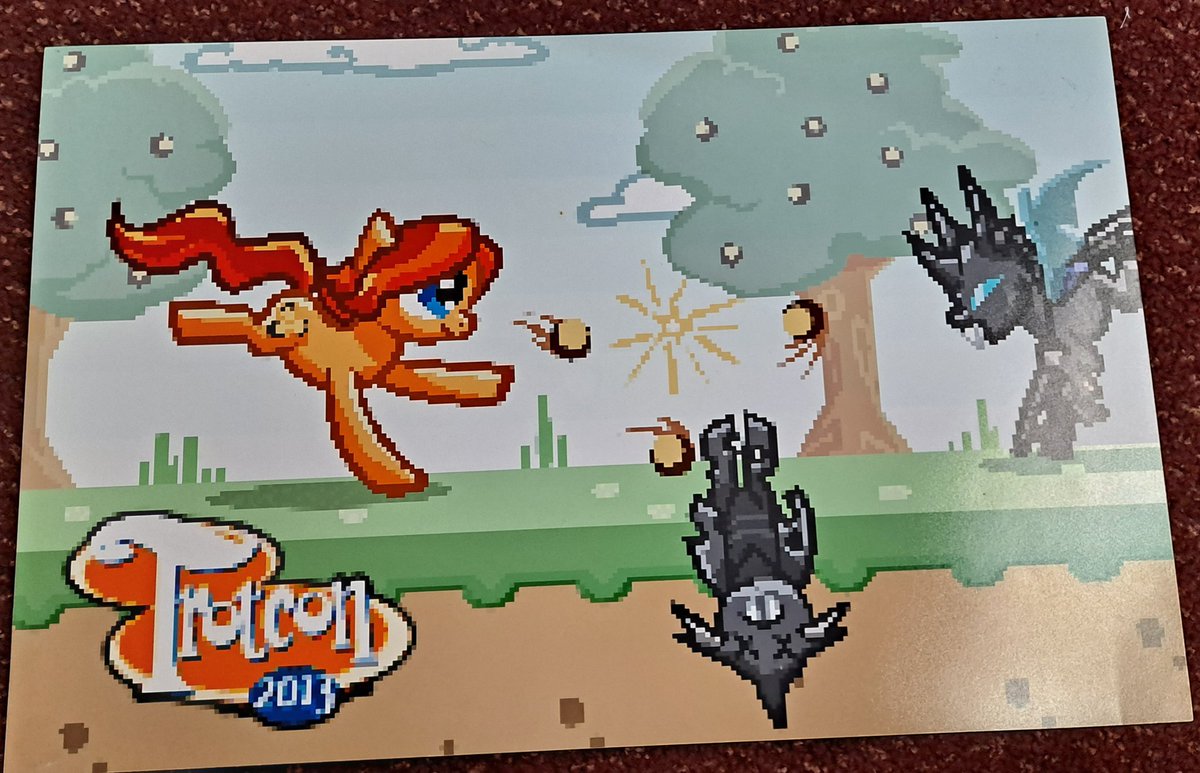 DarklyDragon's tweet photo. We have come full circle. Check out this poster we had in 2013.

@TrotCon https://t.co/zJXYh2ux6T