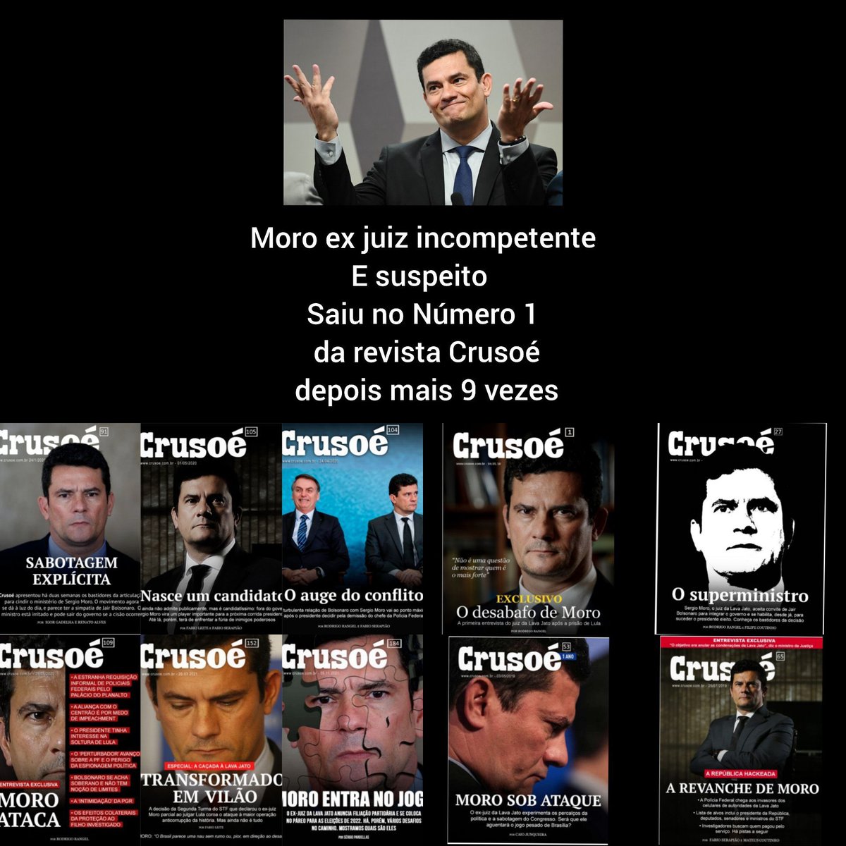 DistopiaBrazil's tweet photo. A Mídia pariu Sérgio Moro https://t.co/FHMw31Rfgr